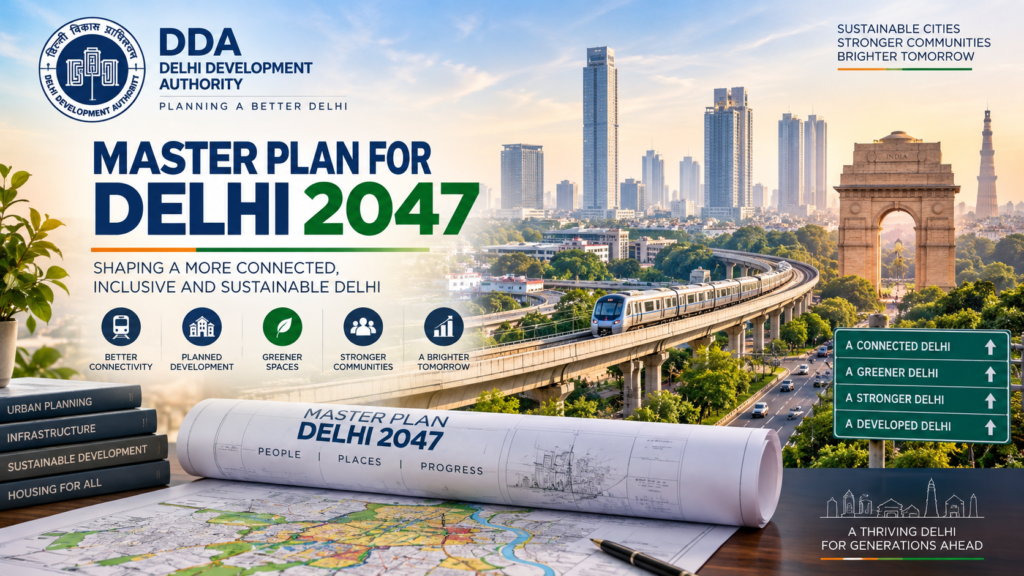 Master Plan Delhi 2047 - Delhi urban development and infrastructure planning